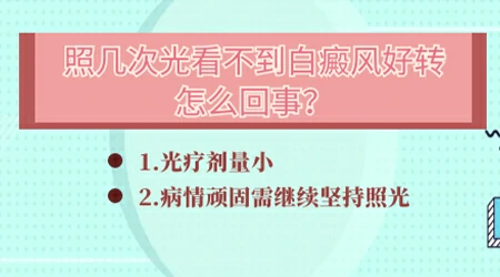 照光治疗白癜风好几次了怎么不见好转