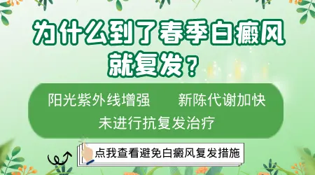 白癜风到了春天容易复发吗