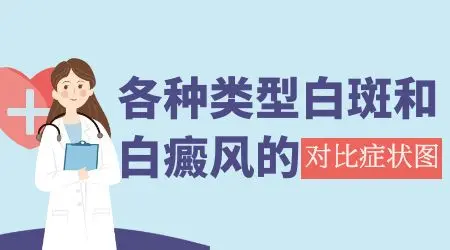 各种皮肤白斑初期症状图片